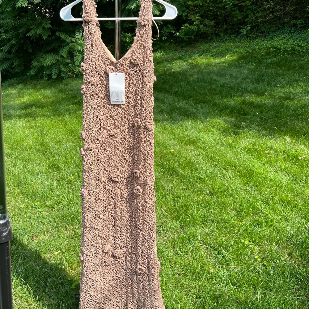 Zara crochet dress